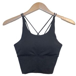 🌈 6/$60, Forever 21 Workout Bra, Black, Size XS